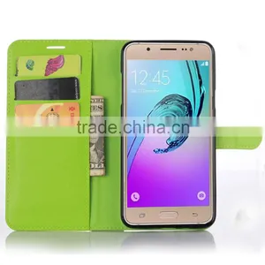 Litchi Wallet Pu Leather Cell Phone Leather Case For Sumsung Galaxy J710 2016 thumbnail-1