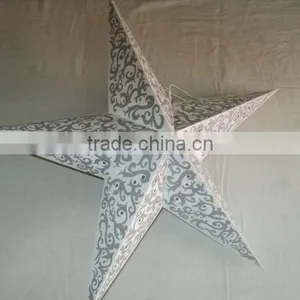 Glitter Printed Paper Star New thumbnail-1
