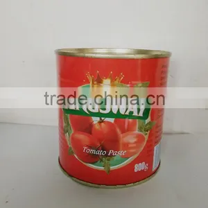 Canned Tomato Paste 800g,sweet Taste,brix28%-30%,red Colour thumbnail-1