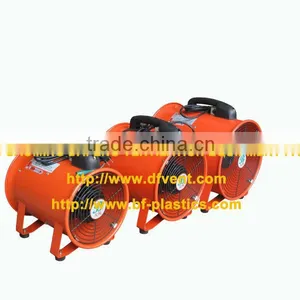 110v Single Phrase Red Portable Ventilator Fan thumbnail-1