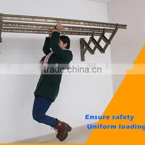 Aluminium Alloy Material Push-pull Wall Mounted Clothes Drying Rack thumbnail-6