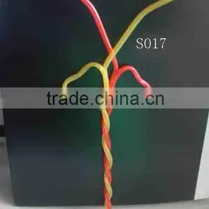 2014 Hot Sale Plastic Drinking Straw for Sales Promotion/Lover's Straw thumbnail-1