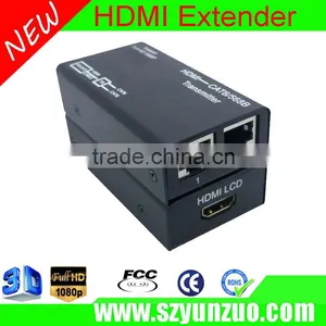 HDMI Extender Transmitter Receiver by Cat5e Cat6 thumbnail-1