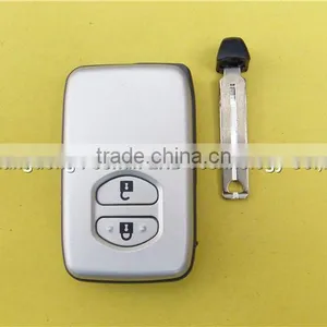 2 Buttons Smart Remote Key Shell Case for Toyota Camry Highlander Valet Emergency Key thumbnail-2