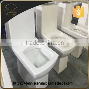 Dennis 2066 One-Piece White and Ivory Color Toilet thumbnail-1