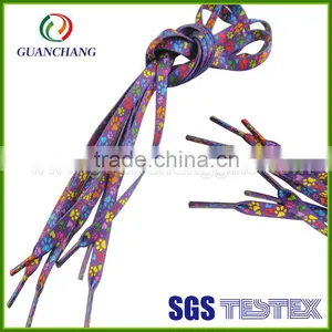 2016 Polyester Printed Cheap Custom Wholesale Shoelaces thumbnail-1
