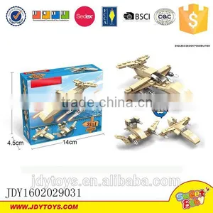 Military Toys Series Toy Brick Warcraft Toys 3 in 1 Military Aircraft 3 Style thumbnail-3