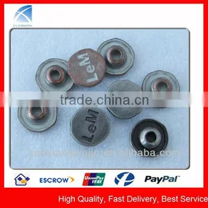 YX2513 Custom Garment Antique Rivet Buttons thumbnail-1