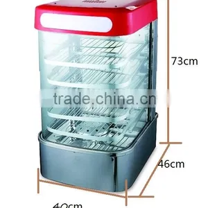 U-Style Glass Cover Display Food Steamer(5 Layers Rack) thumbnail-2
