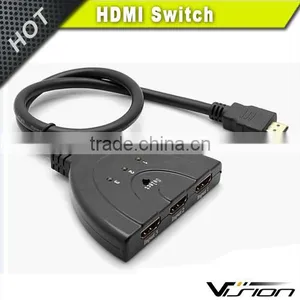 3 Port 1080p Hdmi Auto Switch Splitter Switcher HUB Box Cable LCD Hdtv thumbnail-4