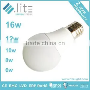 Hangzhou Product Led Lighting Bulb Led Light Bulb A60 6w 470lm European Standard Plastic Cover E27 Base High Quality Assured thumbnail-2