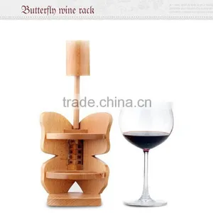 Special Butterfly Wooden Wine Rack,wine Bottle Holder,wine Carriage thumbnail-3