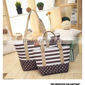 Cotton Canvas Beach Tote Bag thumbnail-5