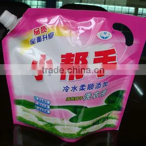 Laundry Detergent Pouch Stand Up Pouch With Spout thumbnail-1