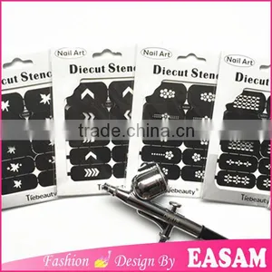 2015 New Design Nail Stencil Vinyl Sticker Factory Price Quality Choice thumbnail-1