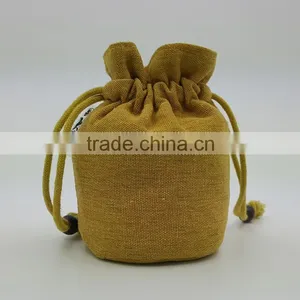 Factory Price Wholesale Gunny Cloth Drawstring Bag thumbnail-1