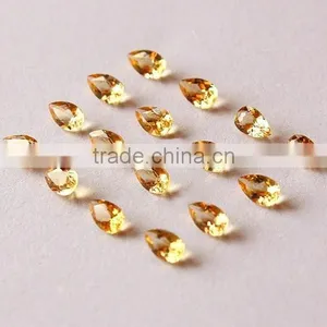 Top Quality Citrine Loose Pear Faceted Cut Gemstone thumbnail-1
