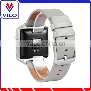Wristband Bracelet Genuine Leather Band for Fitbit Blaze thumbnail-1