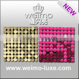 2014 New Shiny Sequin Pvc Decorative Panel for Indoor thumbnail-1