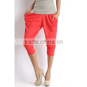 Plus Size Woman Clothing Summer Ice Silk Leggings Woman Harlan Baggy Pants thumbnail-4