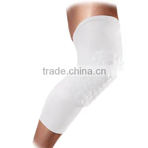 Custom Knee Pad Sleeves, Hexagon Padded Knee Sleeves thumbnail-1