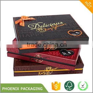 Custom Luxury Chocolate Packaging Box for Wedding Birthday Parties Gift Box thumbnail-2