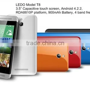 LEDO Android 4.2.2 ,3.5 Touch Screen T8 Smart Mobile Phone With Dual Camera Dual Sim Card-dual Standby thumbnail-3