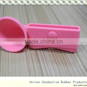 Silicon Case Horn Stand Speaker for Ipod Touch thumbnail-1