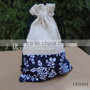 10*13cm IN Stock Burlap Christmas Bag for Jewelry thumbnail-2