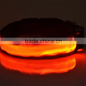 Night Safety LED Light-up Flashing Glow In The Dark Electric LED Cat & Dog Collar thumbnail-6