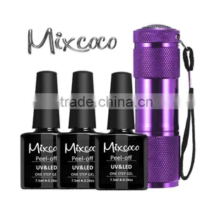 2016 Mixcoco High Quality uv Led Nail Gel One Step Gel Polish Wholesale thumbnail-2
