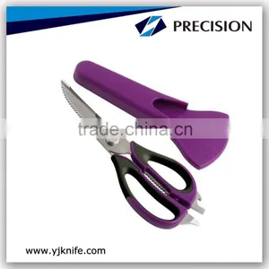 2016 Promotion Multifunction Kitchen Shears With Refrigerator Magnetic Holder thumbnail-1