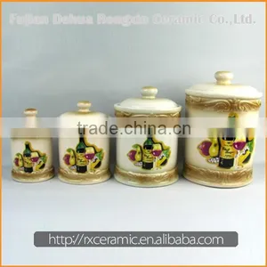 Professional Manufacturer Wholesale Pottery Condiment Set thumbnail-1