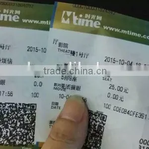 Professional Design Thermal Film Ticket Custom Printed thumbnail-5
