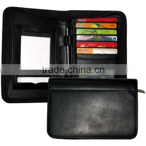 PU TRAVEL WALLET WITH ZIPPER thumbnail-1