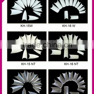 500pcs White /natural /transparent Color False Acrylic UV Gel Full Nail Art Tips Tools thumbnail-1