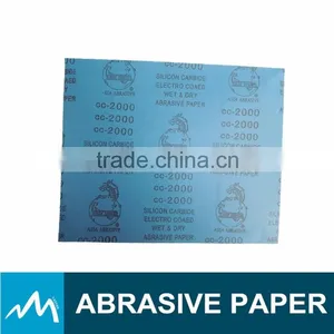 Grit 2000 Silicon Carbide Waterproof Abrasive Paper Like Matador Sandpaper thumbnail-4