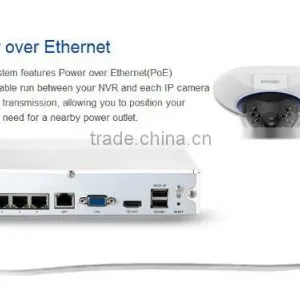 Zmodo Cctv Design-private Outlook Mold Style Network 4 ch 720p Audio and Vedio NVR SPOE Kits With Dome and Bullet IP Camera thumbnail-3