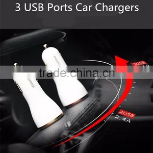 Remax 3.4A 3 Port Car Chargers With CE FC Certificated Car Charger thumbnail-2