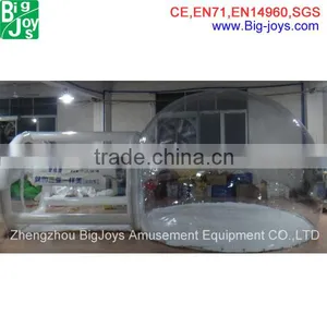 Outdoor Camping Inflatable Clear Tent Bubble Tent With Tunnel thumbnail-1