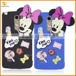 New Product 3d Cartoon Silicone Cellular Case for LG G3 Stylus thumbnail-1