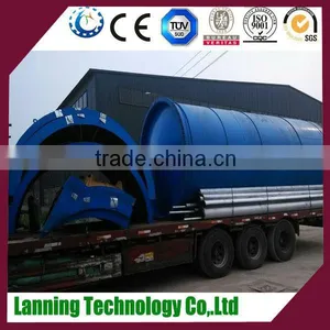 Advanced Technology Fully Continuous Latest Generation 45% Oil Output High Benefit Waste Tyre Pyrolysis to Oil Plant thumbnail-1