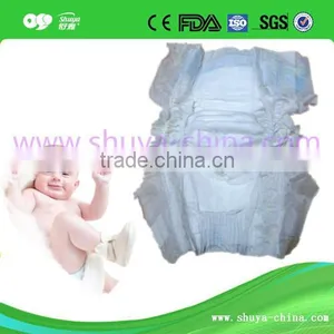 Super Care Diaper With Fluff Pulp Material thumbnail-1