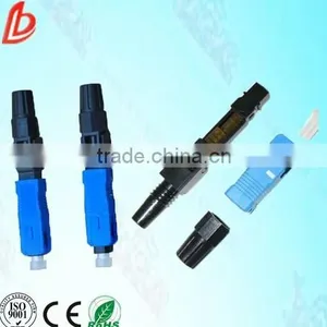 Factory Price Singlemode Quick Assembly SC/UPC Fiber Optical Fast Connector for FTTH Field thumbnail-2
