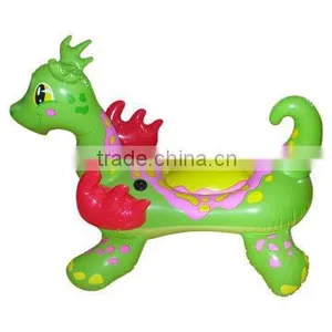EN71 Pvc Material Inflatable Dragon Animal Rider, Float Water Pool Animal Rider thumbnail-1