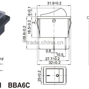 Boat Switch,rocker Switch Mini Switch On-off Switch,electronic Power Rocker Switch thumbnail-4