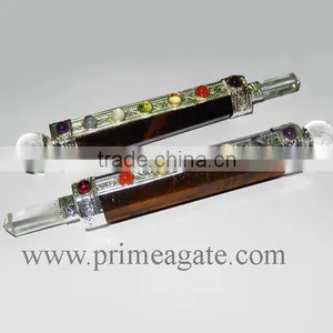 Tiger Eye Chakra Healing Stick From Prime Agate Exports | Wholesale Healing Crystals thumbnail-1