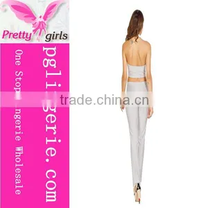 Women Jumpsuits 2016 Sexy Leather Jumpsuit thumbnail-2