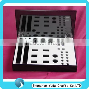 Luxury Counter Acrylic Cosmetic Point of Sale Display Plexiglass Cosmetic Display Stand thumbnail-1
