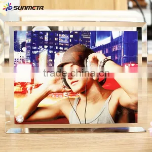 Sublimation Glass Photo Frame At Low Price Wholsale Made in China BL-05 thumbnail-1